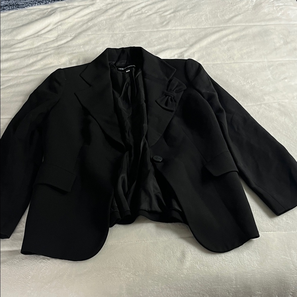 Giorgio Armani Classic Black Blazer